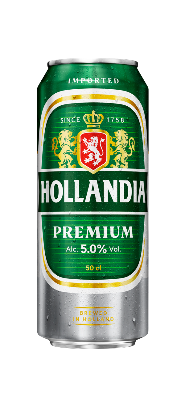 Hollandia Premium 5% 330ml Dós 24 stk